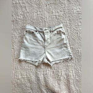 Levis- Light Blue Denim Shorts (High Waisted)